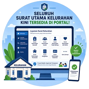 Seluruh Surat Utama Kelurahan Kini Tersedia di Portal